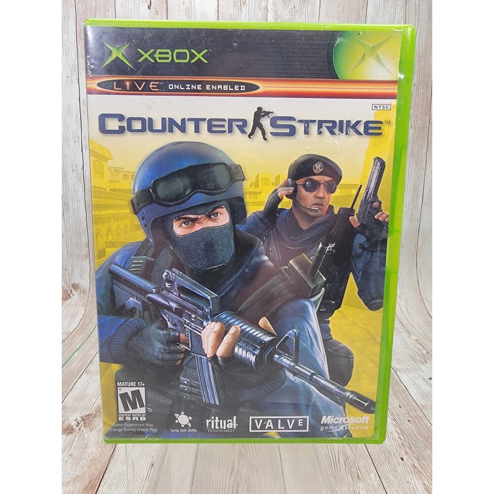 Counter-Strike (Microsoft Xbox, 2003) Complete w/Manual